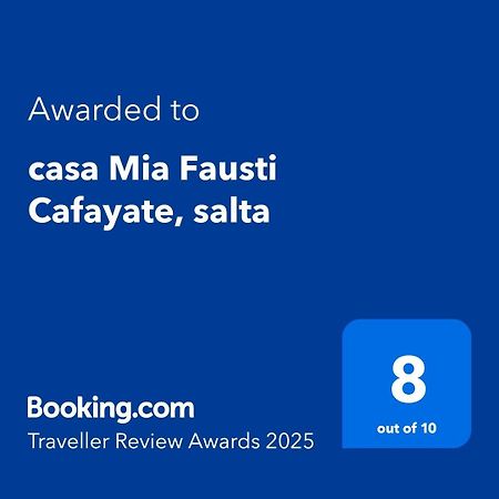 הוילה Casa Mia Fausti Cafayate, Salta מראה חיצוני תמונה