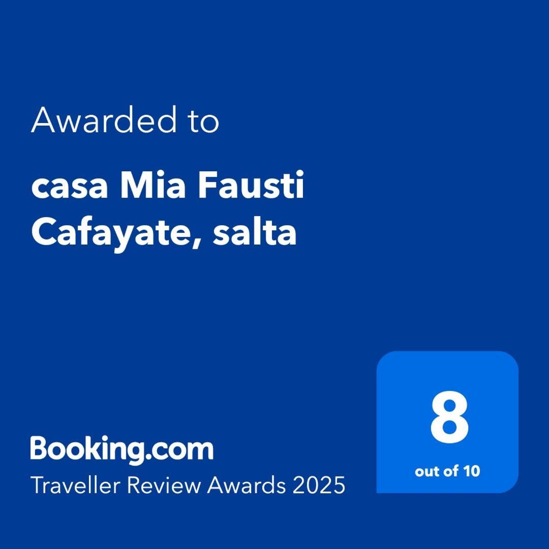 הוילה Casa Mia Fausti Cafayate, Salta מראה חיצוני תמונה
